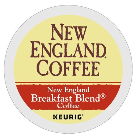 NEW ENGLAND COFFEE Breakfast Blend K-Cup Pods, PK24 PK 0036